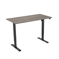 123inkt elektrische zit-sta bureau zwart onderstel Logan blad 140 x 80 cm (1 motor)  302646