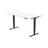 123inkt elektrische zit-sta bureau zwart onderstel wit blad 140 x 80 cm (2 motoren)  302610 - 3