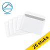 123inkt envelop wit 114 x 162 mm - C6 gegomd (25 stuks)