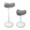 123inkt ergonomische driehoekige zitkruk met gasveer wit (58 cm - 83 cm) 65450085C 390047 - 3