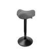 123inkt ergonomische driehoekige zitkruk met gasveer zwart (48 cm - 65 cm)  390048 - 1