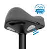 123inkt ergonomische driehoekige zitkruk met gasveer zwart (58 cm - 83 cm)  390046 - 5