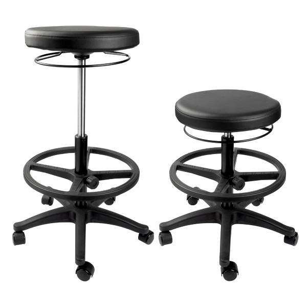 123inkt ergonomische mobiele zitkruk (50 cm - 65,5 cm) R20 390054 - 2