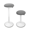 123inkt ergonomische ronde zit-stakruk met gasveer wit (57 cm - 82 cm)  390051 - 3