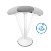 123inkt ergonomische ronde zit-stakruk met gasveer wit (57 cm - 82 cm)  390051 - 4