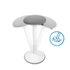 123inkt ergonomische ronde zitkruk met gasveer wit (47 cm - 64 cm)  390053 - 4