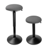123inkt ergonomische ronde zitkruk met gasveer zwart (57 cm - 82 cm)  390050 - 3