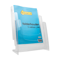 123inkt folderhouder A4 met 3 vakken 301448