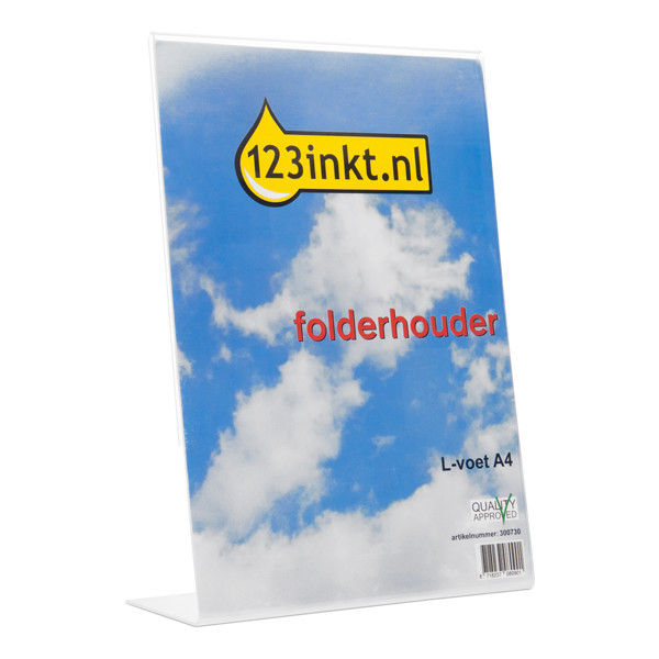 123inkt folderhouder L-voet A4 300730 - 1