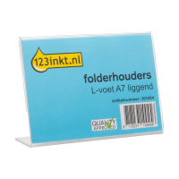 123inkt folderhouder L-voet A7 liggend SI-TA217C 301454