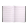 123inkt gebonden boek A5 gelijnd 80 vellen zwart 301412 - 2