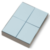 123inkt gekleurde blanco voorschriften blauw 80 g/m² A6 (2000 vellen) 