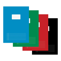 123inkt gelijnd schrift A4 assortiment 5 stuks 40 vellen 390507