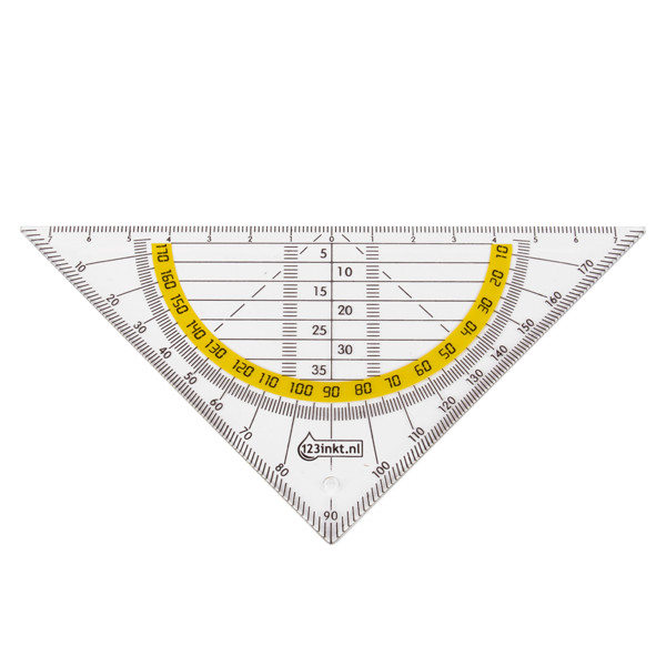 123inkt geodriehoek (16 cm) AL-1586C AR-23001C 301053 - 1