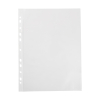 123inkt geperforeerd hoesje transparant A4 11-gaats 90 micron (100 stuks)