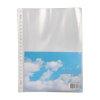 123inkt geperforeerd hoesje transparant A4 21-gaats 120 micron (100 stuks)  301215 - 2
