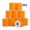 123inkt huismerk GLS verzendlabels oranje 102 x 152 mm (10 stuks) 653208 - 1