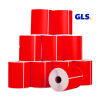 123inkt huismerk GLS verzendlabels rood 102 x 152 mm (10 stuks) 653207 - 1