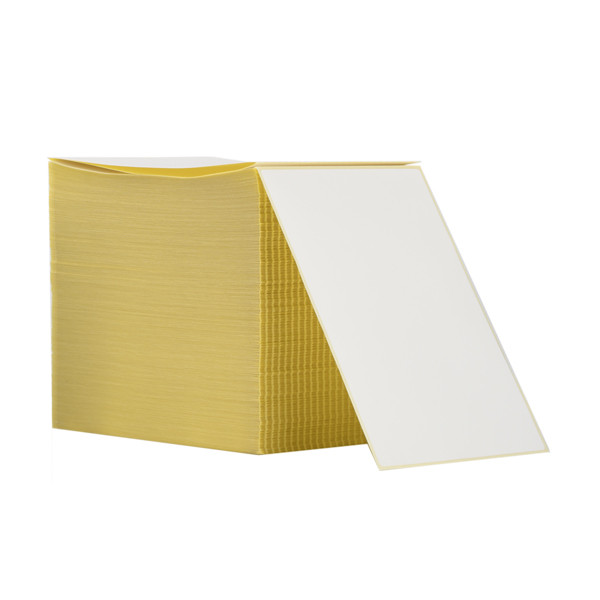 123inkt huismerk fanfold labels 102 x 152 mm (1000 stuks) 390042 - 1