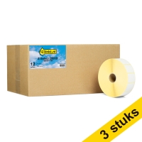 123inkt huismerk vervangt Aanbieding: 3x Zebra Z-Select 2000D label (800261-105) 32 x 25 mm (12 rollen) 650723