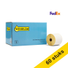123inkt huismerk vervangt Aanbieding: 5x Zebra Z-Perform 1000D FedEx label (800284-605) 102 x 152 mm (12 rollen) 653306 - 1