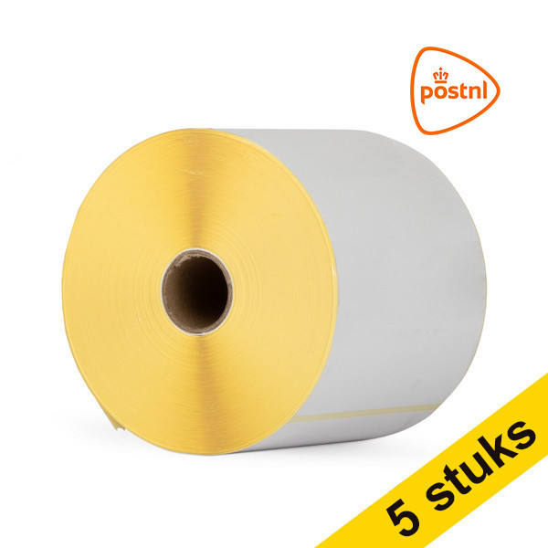 123inkt huismerk vervangt Aanbieding: 5x Zebra Z-Perform 1000D PostNL label (800284-605) 102 x 152 mm (1 rol) 653127 - 1