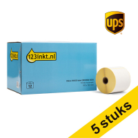 123inkt huismerk vervangt Aanbieding: 5x Zebra Z-Perform 1000D UPS label (800284-605) 102 x 152 mm (12 rollen) 653186