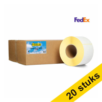 123inkt huismerk vervangt Aanbieding: 5x Zebra Z-Perform 1000T FedEx label (87985) 102 x 152 mm (4 rollen) 653310