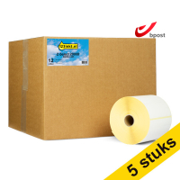123inkt huismerk vervangt Aanbieding: 5x Zebra Z-Select 2000D Bpost label (800264-605) 102 x 152 mm (12 rollen) 653368