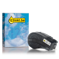 123inkt huismerk vervangt Brady M21-250-C-342-YL tape krimpkous zwart op geel 11,15 mm x 2,10 m (nieuwe versie) 147740
