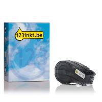 123inkt huismerk vervangt Brady M21-750-423 tape permanent polyester zwart op wit 19,1 mm x 6,40 m