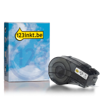123inkt huismerk vervangt Brady M21-750-488 tape polyester zwart op wit 19,1 mm x 6,40 m (nieuwe versie) 147767