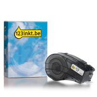 123inkt huismerk vervangt Brady M21-750-7425 tape polypropyleen zwart op wit 19,1 mm x 6,40 m (nieuwe versie) 147776