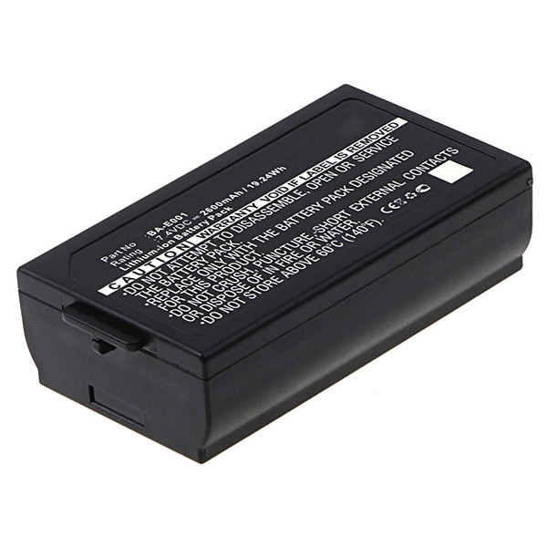 123inkt huismerk vervangt Brother BA-E001 oplaadbare batterij voor beletteringsystemen 2600 mAh BA-E001C ABR00031 - 1
