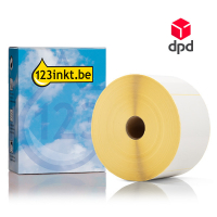 123inkt huismerk vervangt Brother BCS-1J150102-203 voorgestanste DPD labels 102 mm x 150 mm 653413