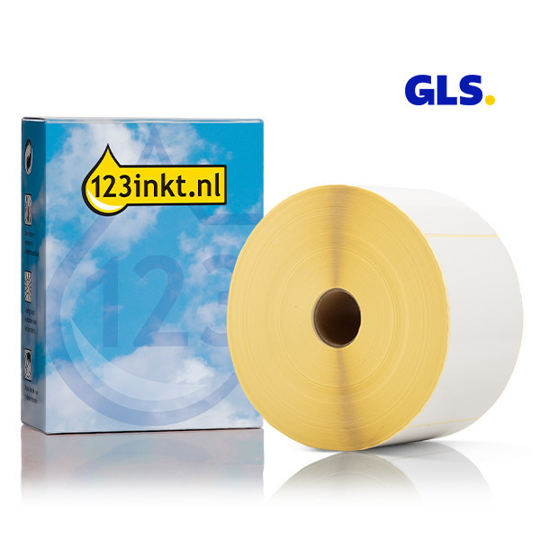 123inkt huismerk vervangt Brother BCS-1J150102-203 voorgestanste GLS labels 102 mm x 150 mm 653233 - 1