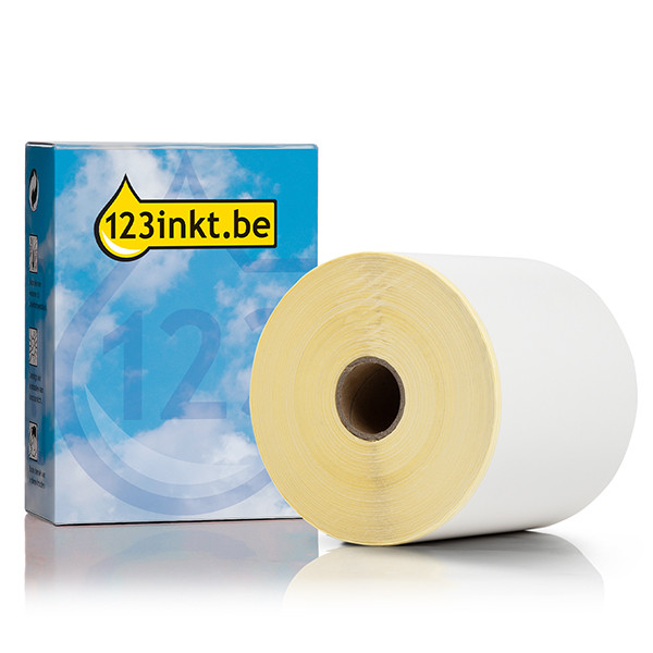 123inkt huismerk vervangt Brother BDE-1J000102-102 doorlopende papierrol thermisch 102 mm x 56,4 m BDE-1J000102-102C 080849 - 1