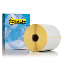 123inkt huismerk vervangt Brother BDE-1J050102-102 voorgestanste labels 102 mm x 50 mm