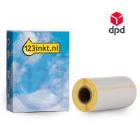 123inkt huismerk vervangt Brother BDE-1J152102-058 voorgestanste DPD labels 102 mm x 152 mm 653410