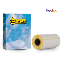 123inkt huismerk vervangt Brother BDE-1J152102-058 voorgestanste FedEx labels 102 mm x 152 mm 653290