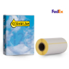 123inkt huismerk vervangt Brother BDE-1J152102-058 voorgestanste FedEx labels 102 mm x 152 mm 653290 - 1