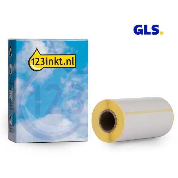 123inkt huismerk vervangt Brother BDE-1J152102-058 voorgestanste GLS labels 102 mm x 152 mm 653230 - 1
