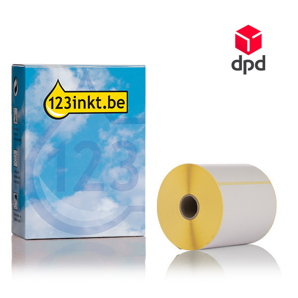 123inkt huismerk vervangt Brother BDE-1J152102-102 voorgestanste DPD labels 102 mm x 152 mm 653411 - 1