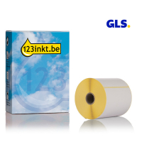 123inkt huismerk vervangt Brother BDE-1J152102-102 voorgestanste GLS labels 102 mm x 152 mm 653231