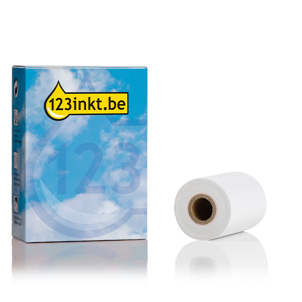 123inkt huismerk vervangt Brother BDL-7J000058-040 linerless label thermisch 58 mm 080859 - 1