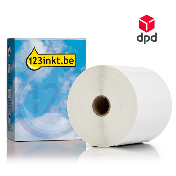 123inkt huismerk vervangt Brother BUS-1J150102-121 voorgestanste DPD labels 102 mm x 150 mm 653412 - 1