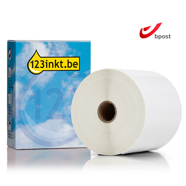 123inkt huismerk vervangt Brother BUS-1J150102-121 voorgestanste bpost labels 102 mm x 150 mm 653352 - 1