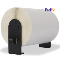 123inkt huismerk vervangt Brother DK-11247 grote FedEx verzendlabels 653287
