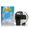 123inkt huismerk vervangt Brother DK-22205 continue papiertape zwart op groen