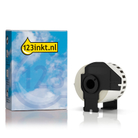 123inkt huismerk vervangt Brother DK-22205 doorlopend apotheeketiket roze 653457